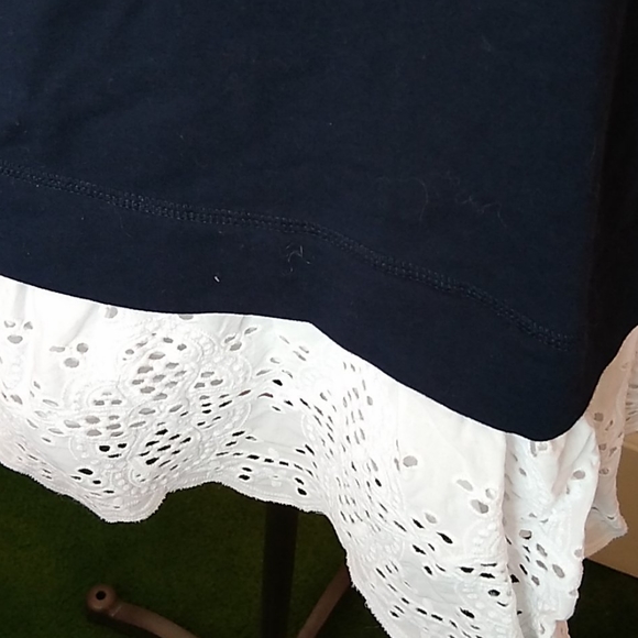 Navy Lace Dress - Picture 3 of 3